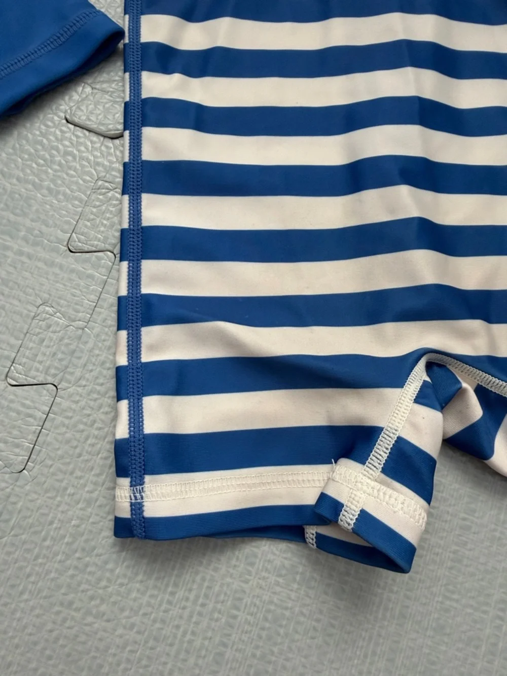 Tea Collection - Striped Rash Guard Swimsuit, 12-18 months
